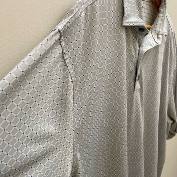 FootJoy Polo Shirt Mens Size Large Gray Embroidered Logo Golf - Picture 3 of 10